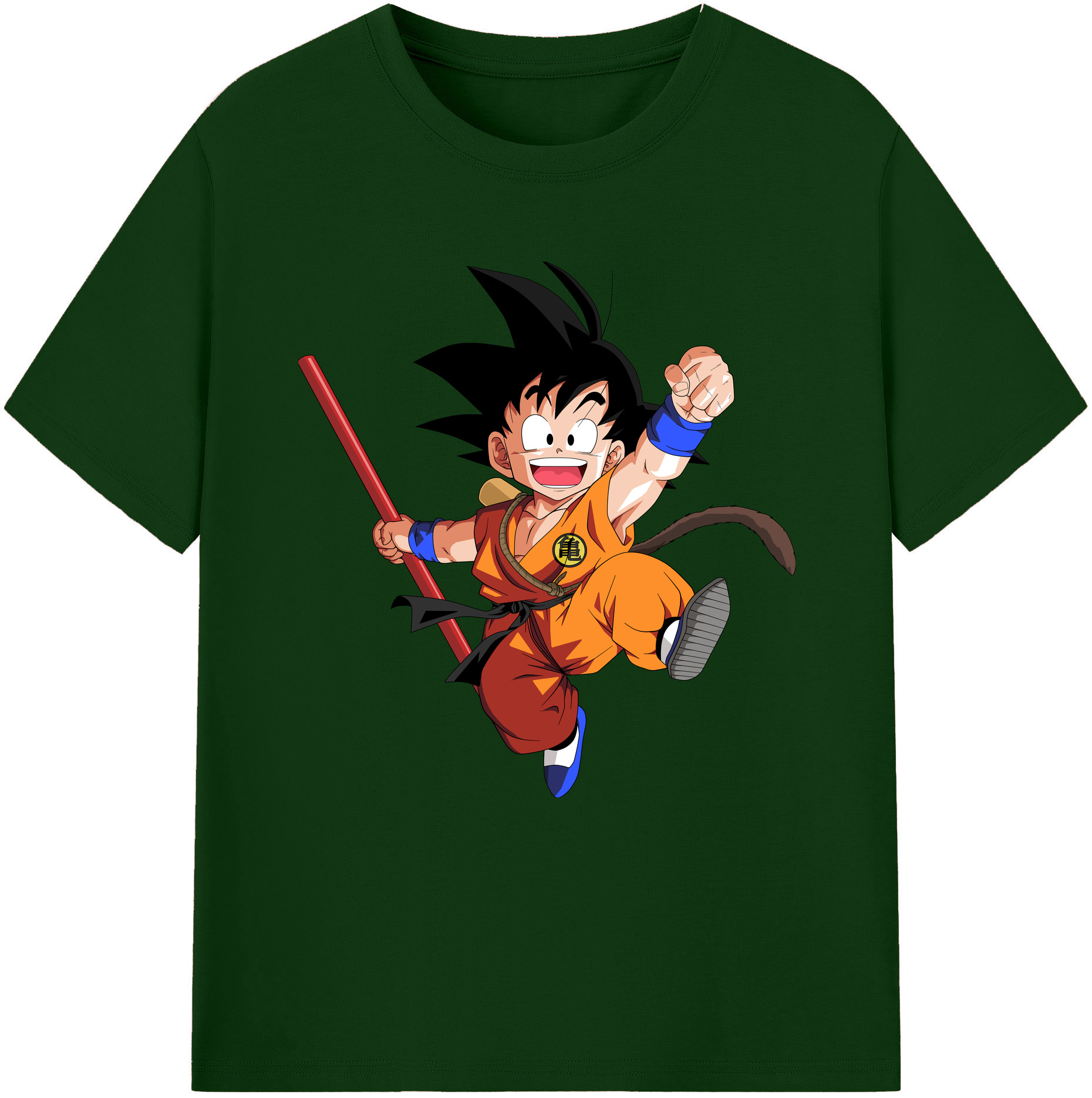（画像用） ドラゴンボール 孫悟空（そん ごくう）Son Goku カカロット DRAGON BALL Kakarotto 綿100％半袖Tシャツ（フロントプリント）